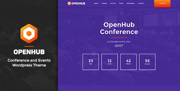 OpenHub – A Stylish Events & Conference Theme