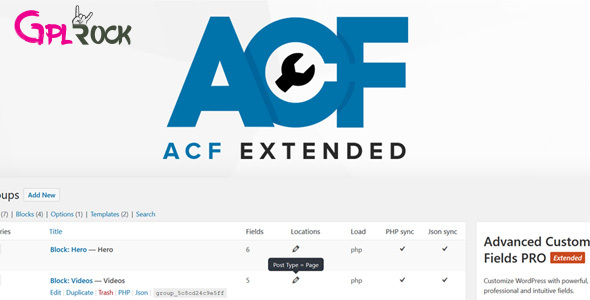 ACF Extended Pro